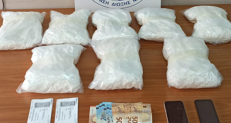 σύλληψη για κοκαΐνη